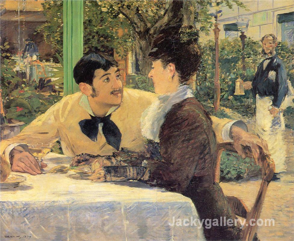 At Father Lathuille by Edouard Manet paintings reproduction